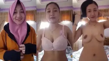 Cewek Jilbab Pink Nakal Kirim Video Bugil Buat Sange